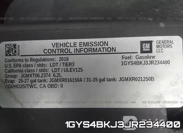 1GYS4BKJ3JR234400