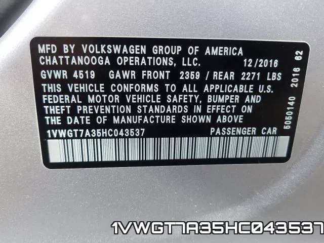 1VWGT7A35HC043537