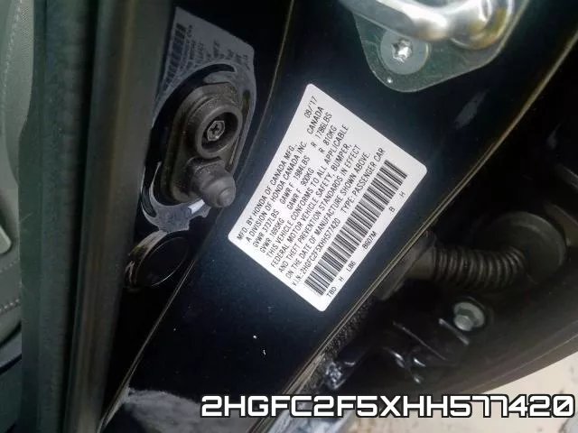 2HGFC2F5XHH577420
