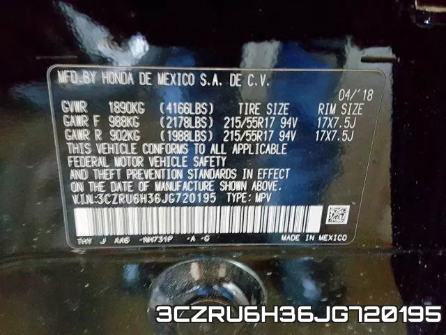 3CZRU6H36JG720195
