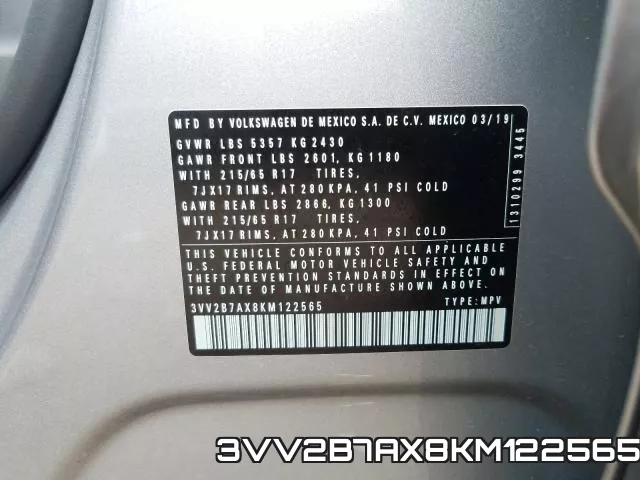 3VV2B7AX8KM122565
