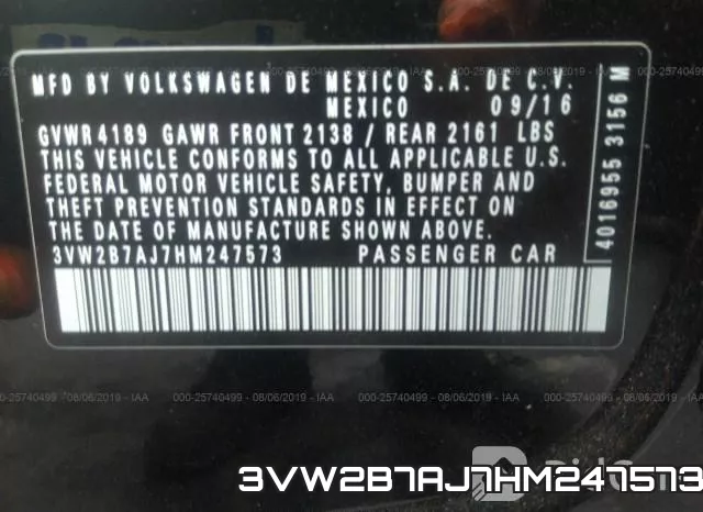3VW2B7AJ7HM247573