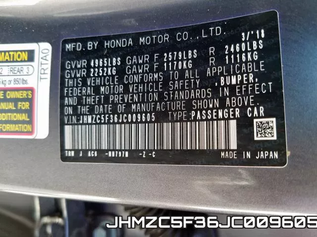 JHMZC5F36JC009605
