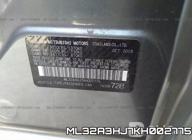 ML32A3HJ7KH002775