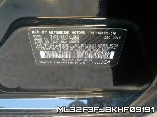 ML32F3FJ8KHF09191