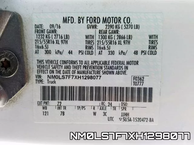 NM0LS7F7XH1298077