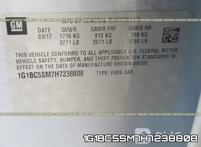 1G1BC5SM7H7238808