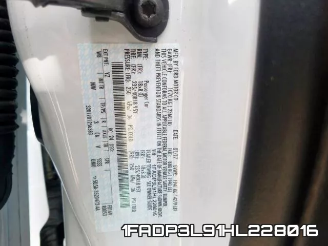 1FADP3L91HL228016