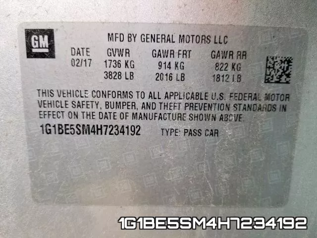 1G1BE5SM4H7234192