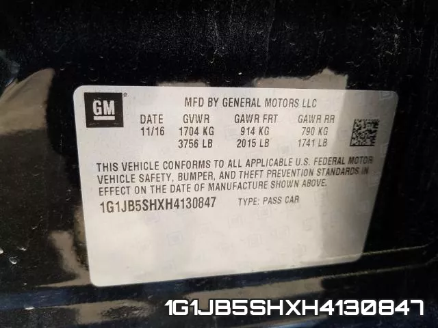 1G1JB5SHXH4130847