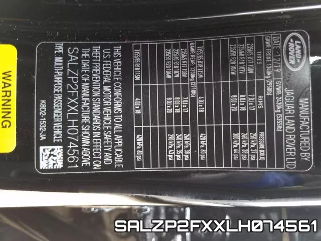 SALZP2FXXLH074561