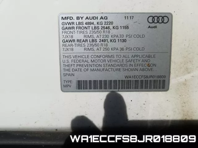 WA1ECCFS8JR018809