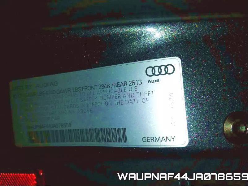 WAUPNAF44JA078659