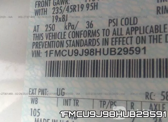 1FMCU9J98HUB29591