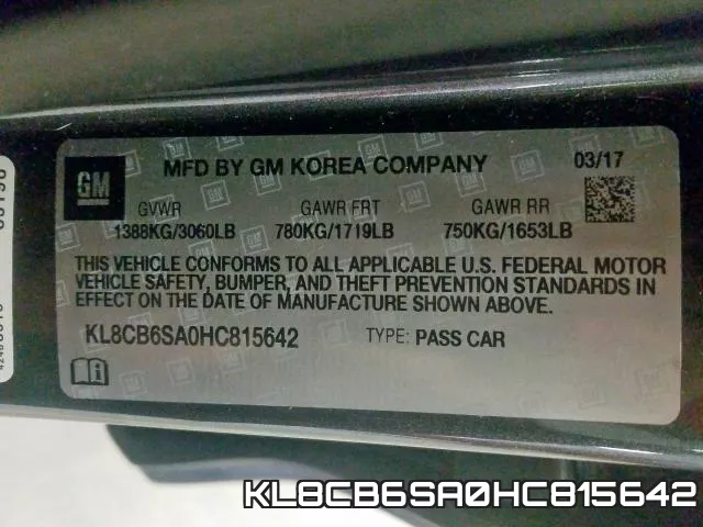 KL8CB6SA0HC815642