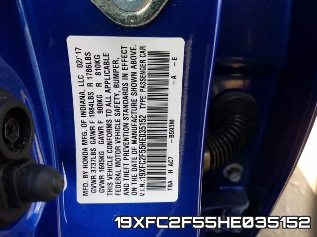 19XFC2F55HE035152