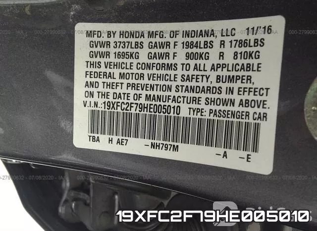 19XFC2F79HE005010