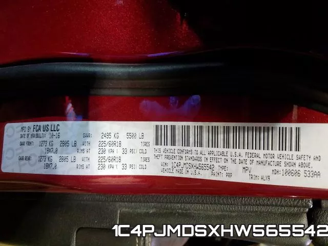 1C4PJMDSXHW565542