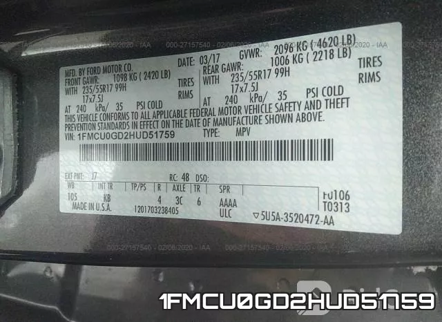 1FMCU0GD2HUD51759