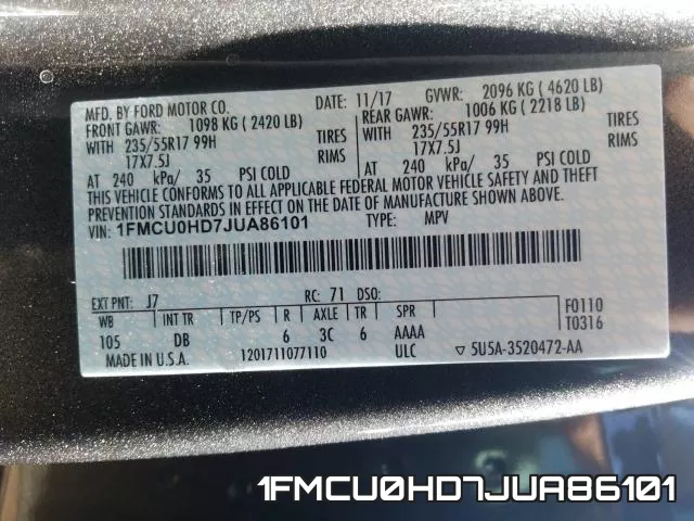 1FMCU0HD7JUA86101