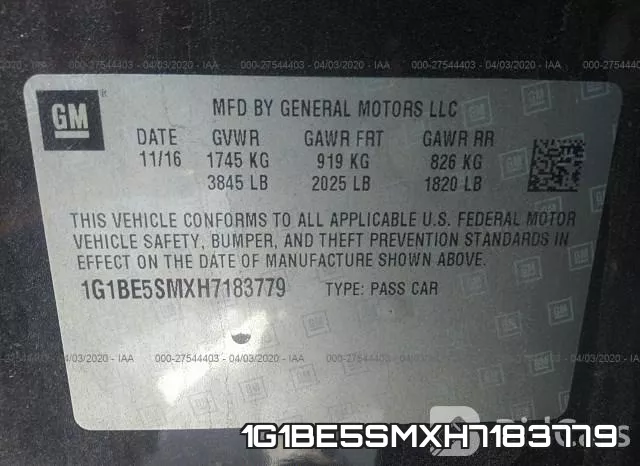 1G1BE5SMXH7183779