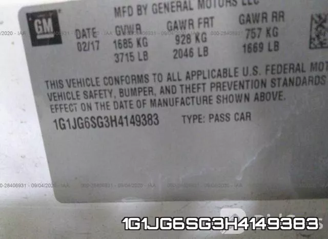 1G1JG6SG3H4149383