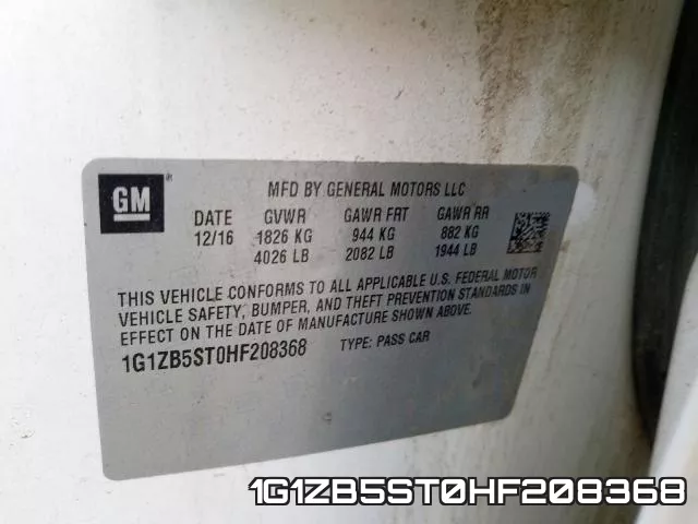1G1ZB5ST0HF208368