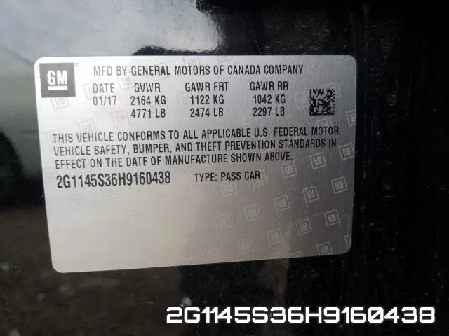 2G1145S36H9160438