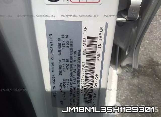 JM1BN1L35H1129301