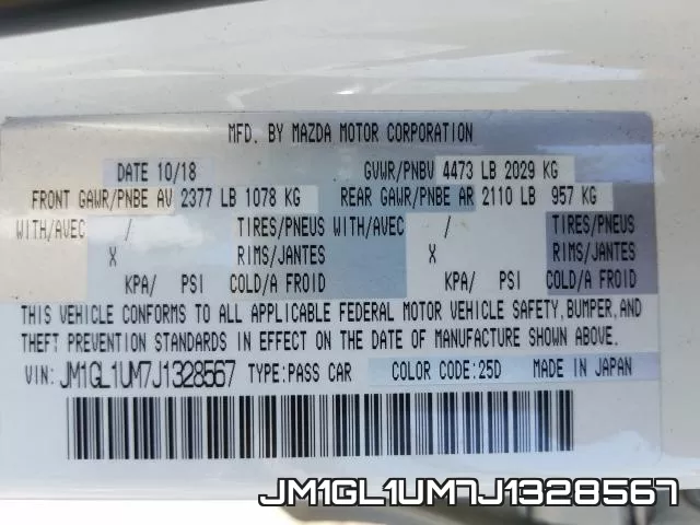 JM1GL1UM7J1328567