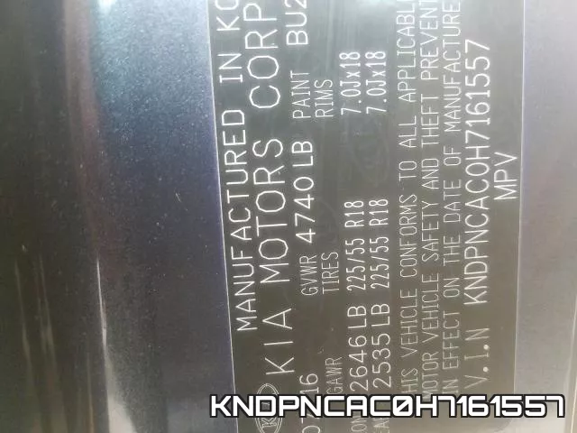 KNDPNCAC0H7161557