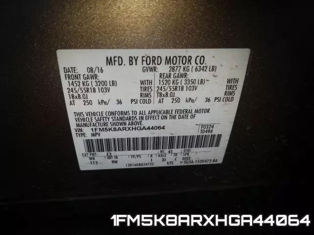 1FM5K8ARXHGA44064