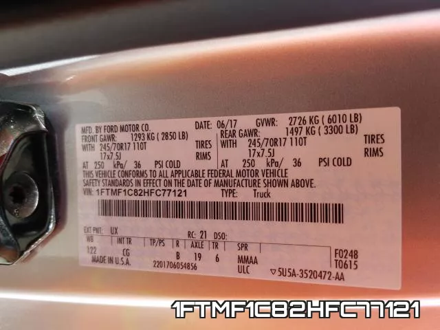 1FTMF1C82HFC77121