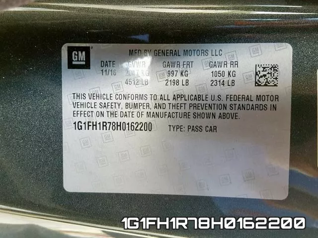 1G1FH1R78H0162200