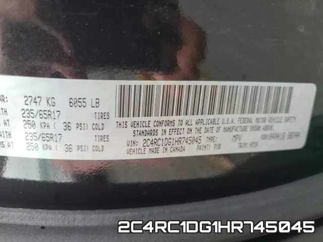 2C4RC1DG1HR745045