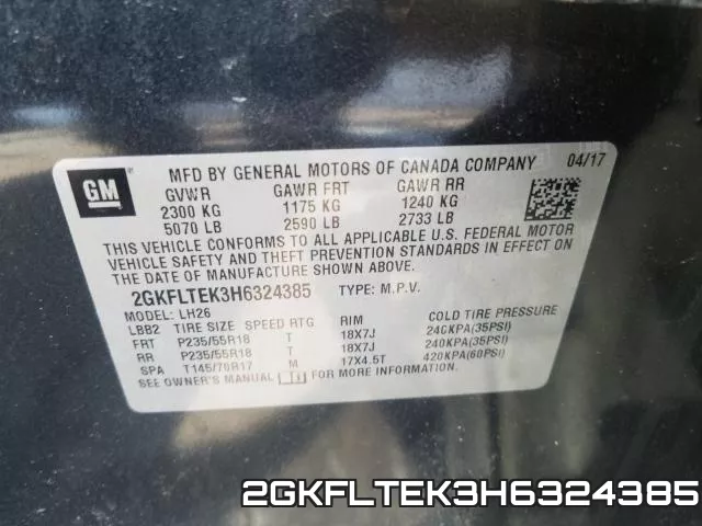 2GKFLTEK3H6324385