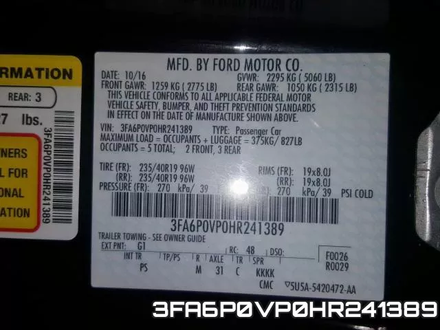 3FA6P0VP0HR241389