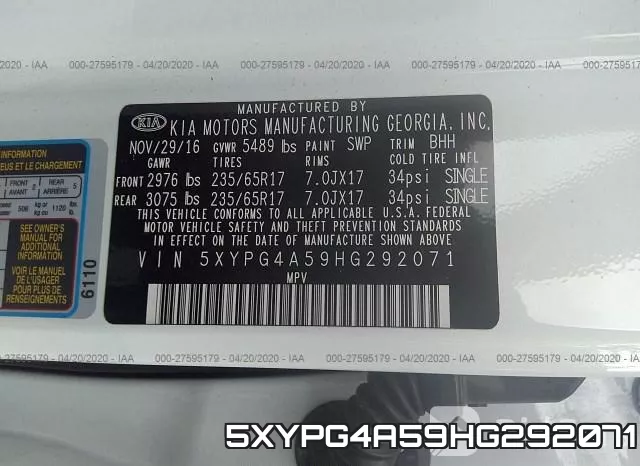 5XYPG4A59HG292071