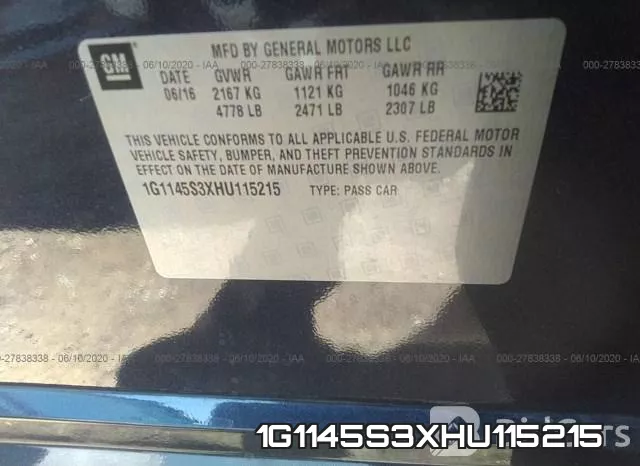 1G1145S3XHU115215