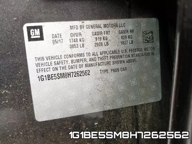 1G1BE5SM8H7262562