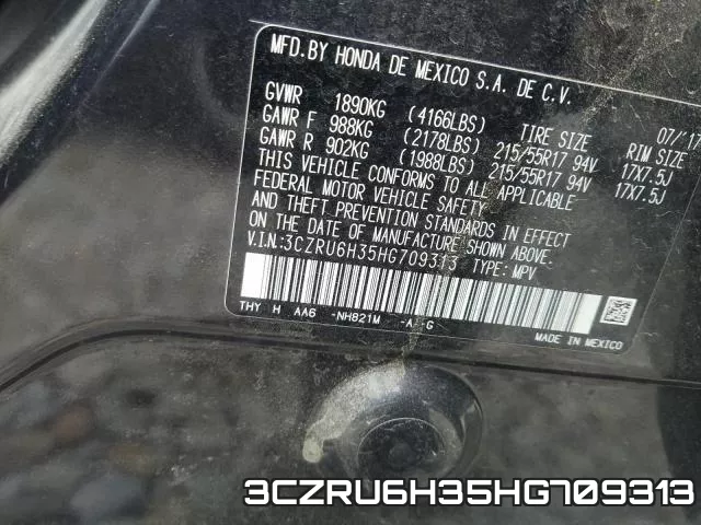 3CZRU6H35HG709313