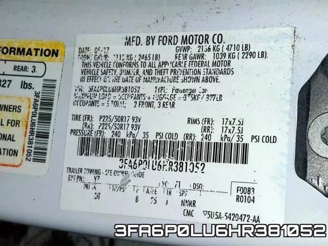 3FA6P0LU6HR381052