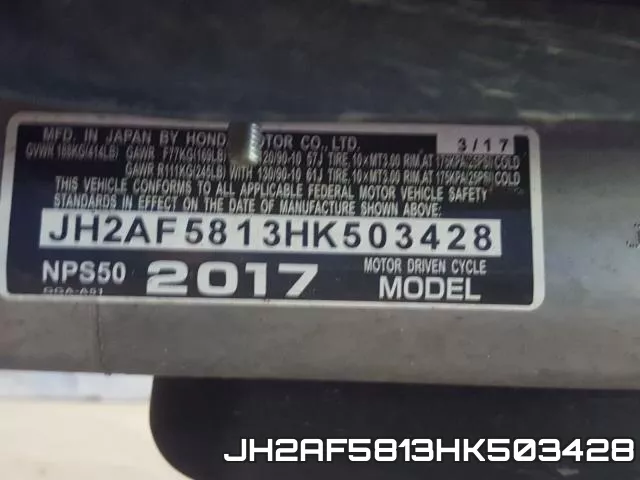 JH2AF5813HK503428