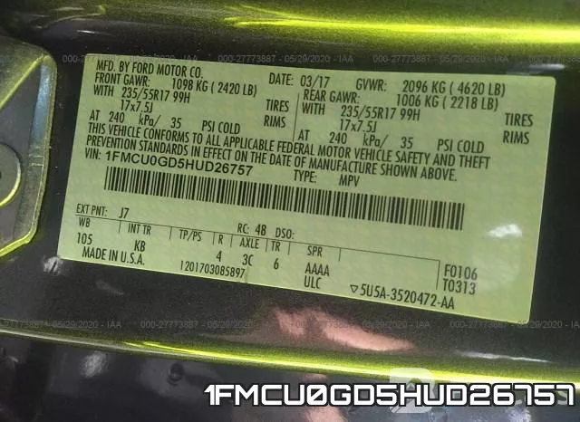 1FMCU0GD5HUD26757