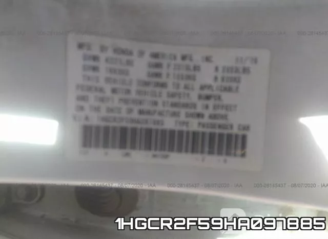 1HGCR2F59HA097885