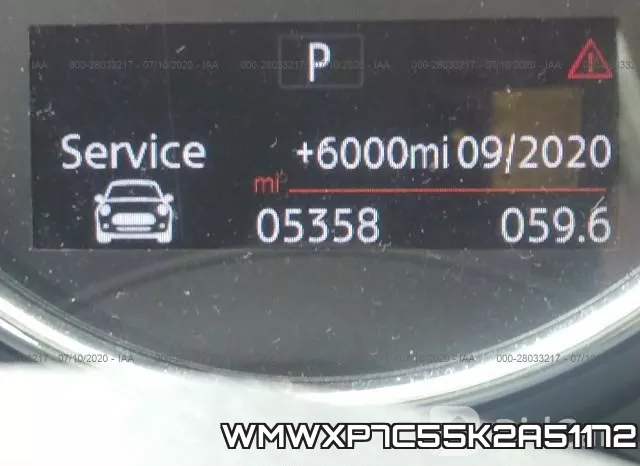 WMWXP7C55K2A51172