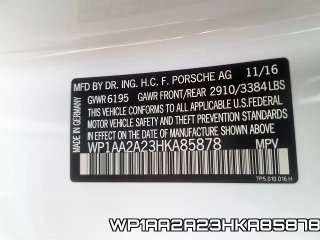 WP1AA2A23HKA85878