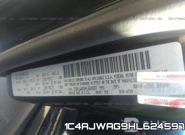1C4AJWAG9HL624597
