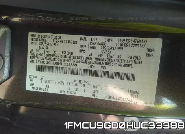 1FMCU9GD0HUC33388
