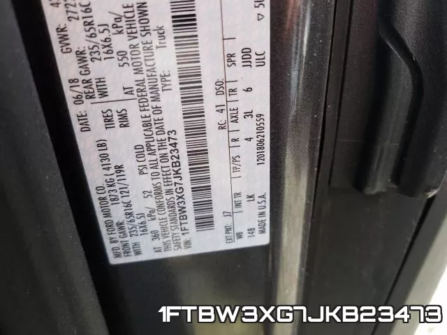 1FTBW3XG7JKB23473